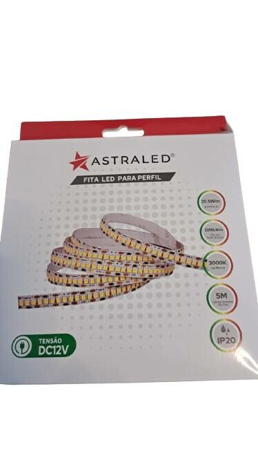 FITA DE LED 20,5W 3000K 240LEDS/MT RG 5906 - ASTRALED