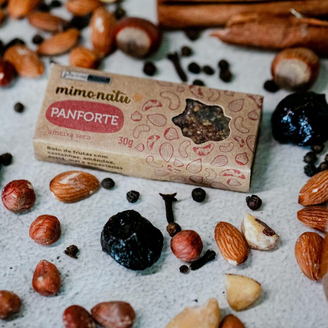 Panforte em barra de ameixa seca 30g