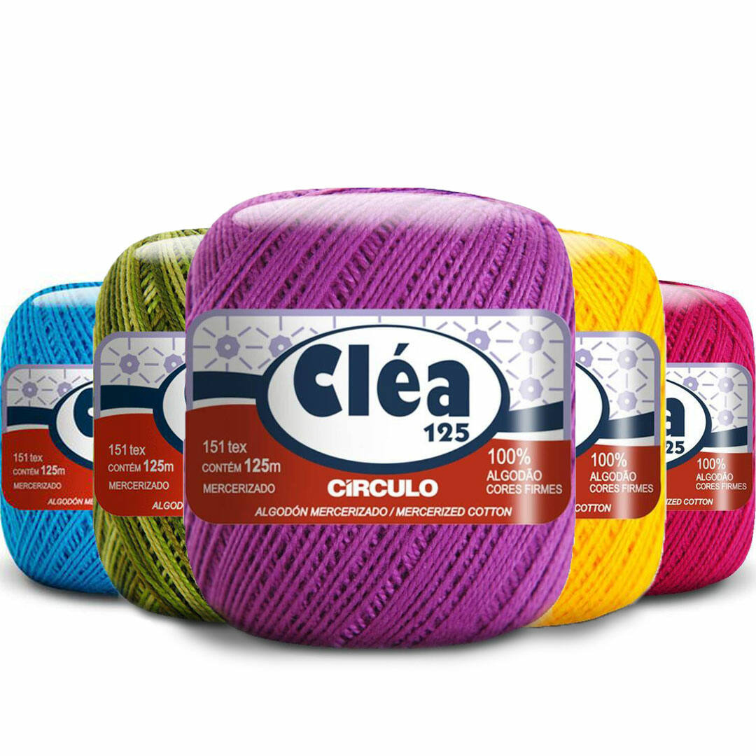 Linha Cléa Circulo 125m - Crochê E Tricô
