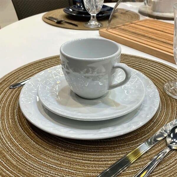 XICARA DE CHA 200ML COM PIRES WHITE EK04-4207