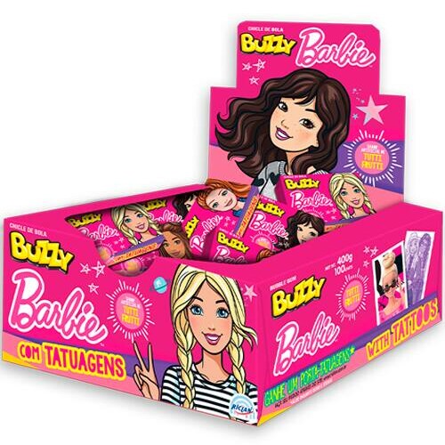 CHICLE BUZZY BARBIE TUTTI FRUTTI 400G
