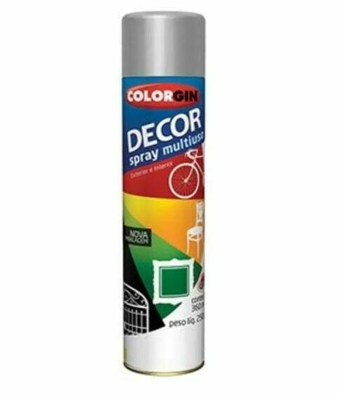 TINTA SPRAY DECOR ALUMINIO-COLORGIN