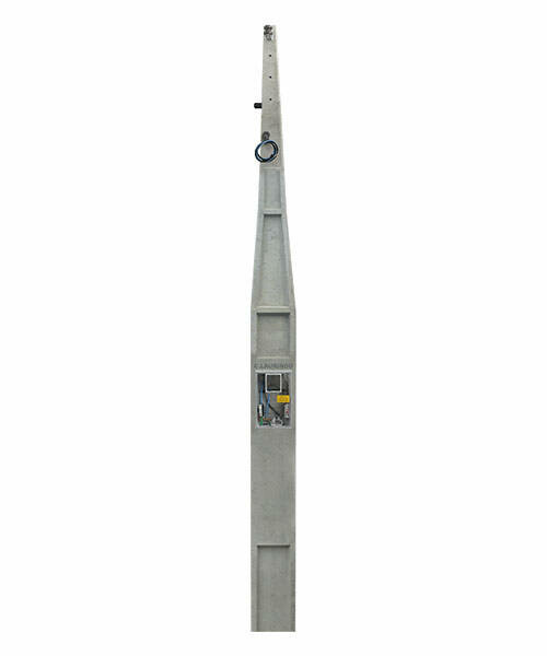 KIT POSTE 8/150 CONCRETO TRIFASICO CABO 10MM