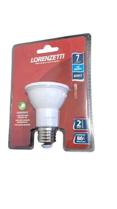 LÂMPADA LED PAR20 7W 6500K