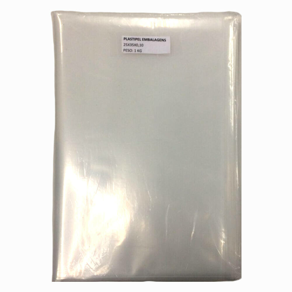 Saco Plástico Pe 25x35x0,10 C/1kg