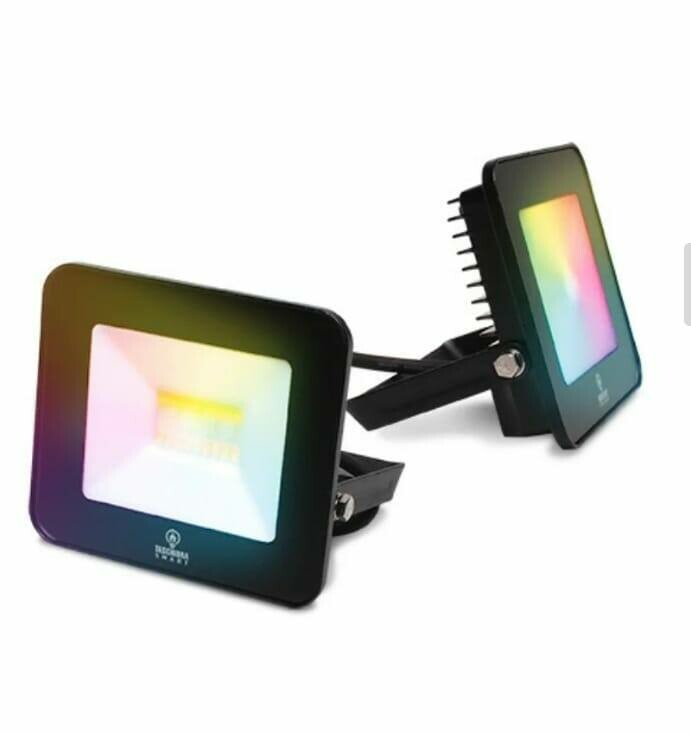 SMART REFLETOR WI-FI LED 20W RGB CCT PRETO DER/02 PRETO 7897079020670