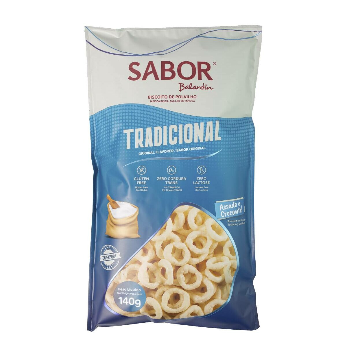 BISC. POLVILHO 140G T. TRADICIONAL