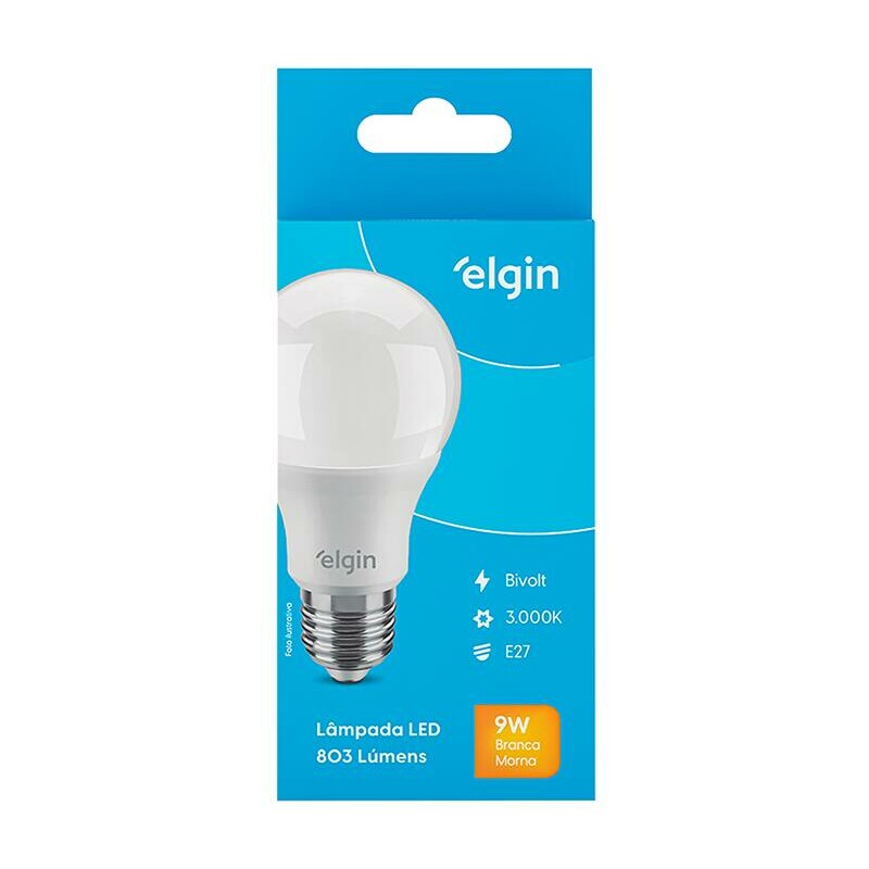 LAMPADA LED 9W 3000K ELGIN