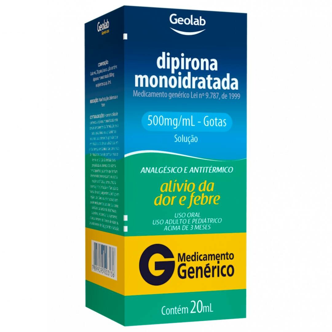 DIPIRONA 500MG/ML GTS 20ML