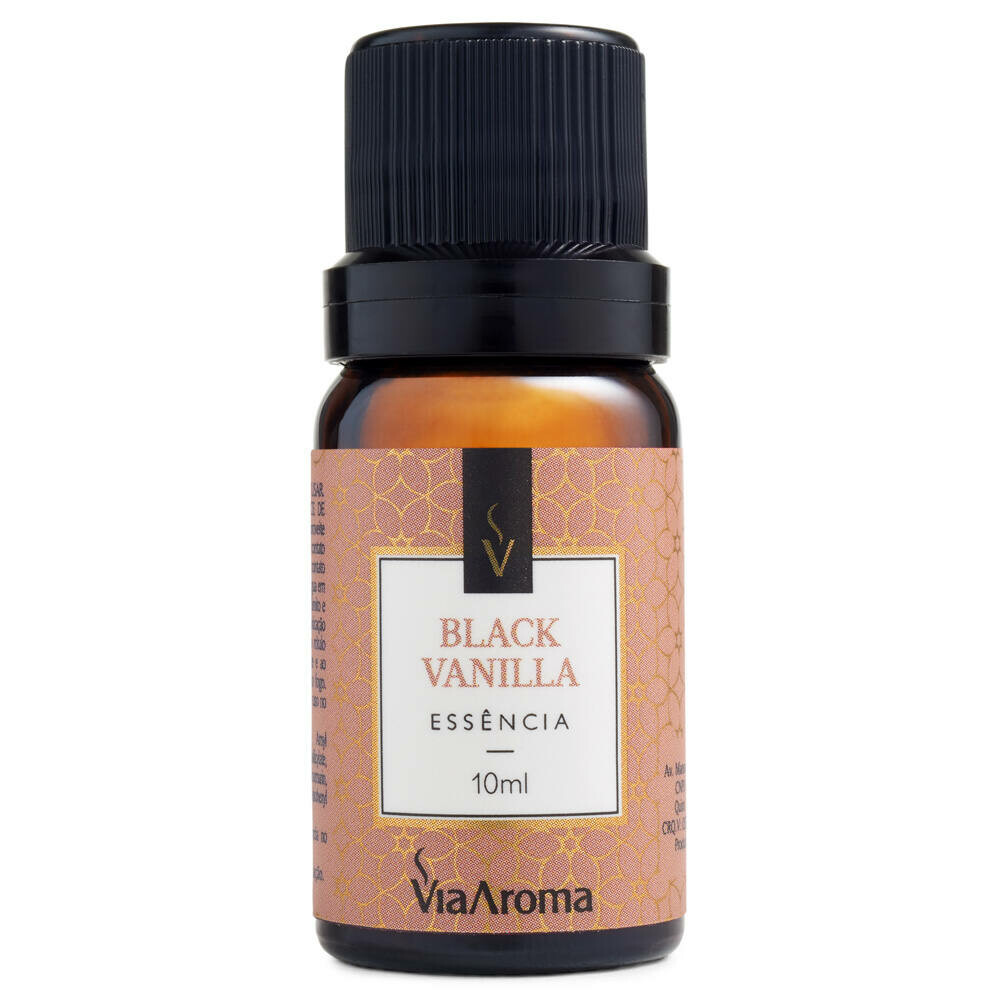 Essência Clássica Black Vanilla 10ml Via Aroma