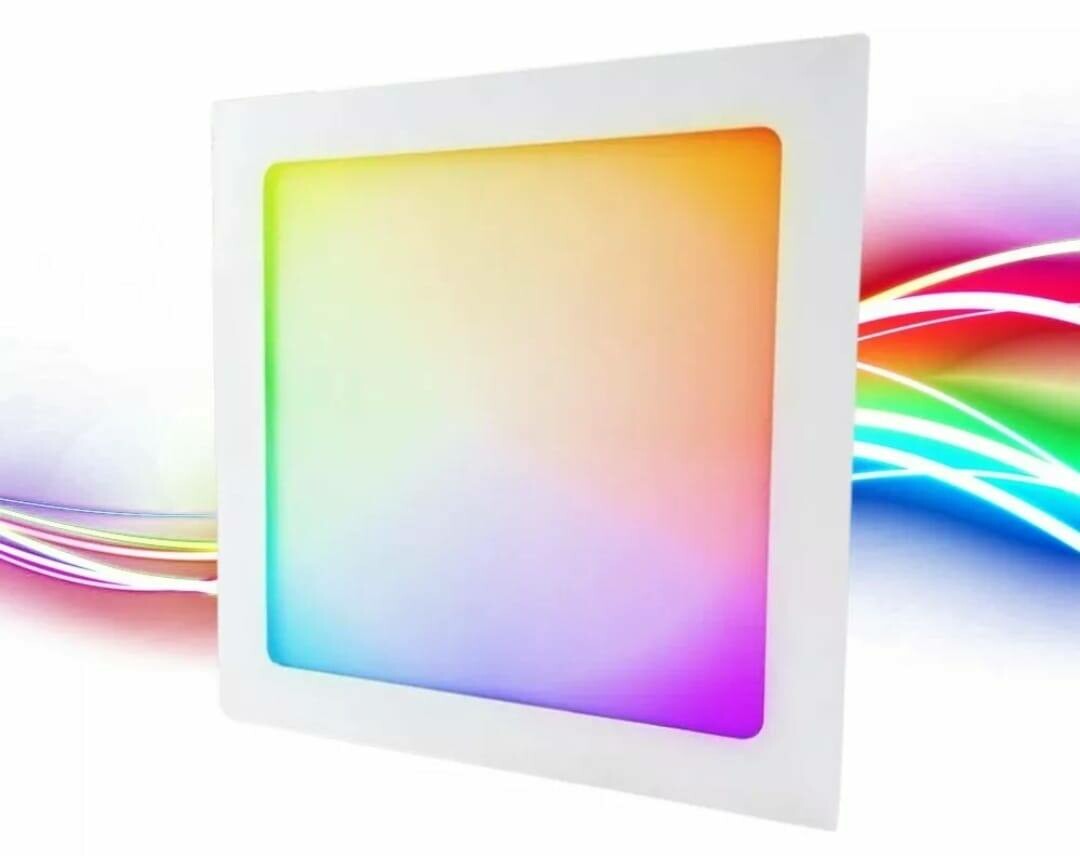 SMART PAINEL WI-FI LED 24W QUADRADO EMBUTIR CCT 7897079020649