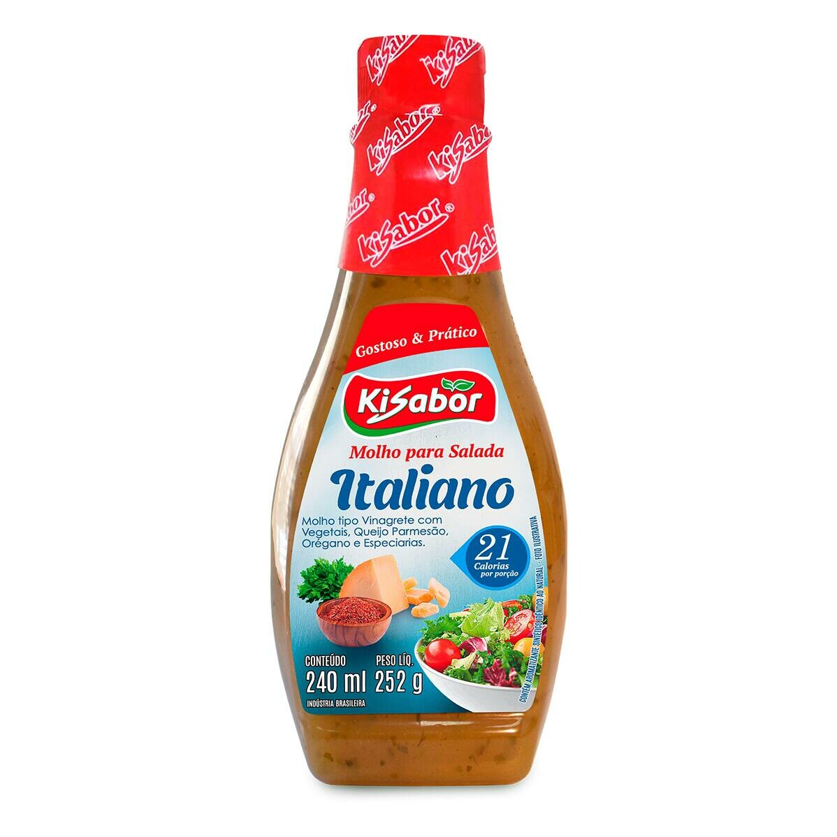 MOLHO P/ SALADA ITALIANO 240ML KISABOR