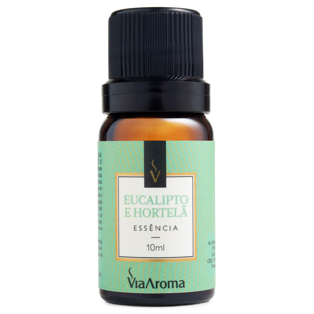 Essência Clássica Eucalipto e Hortelã 10ml Via Aroma