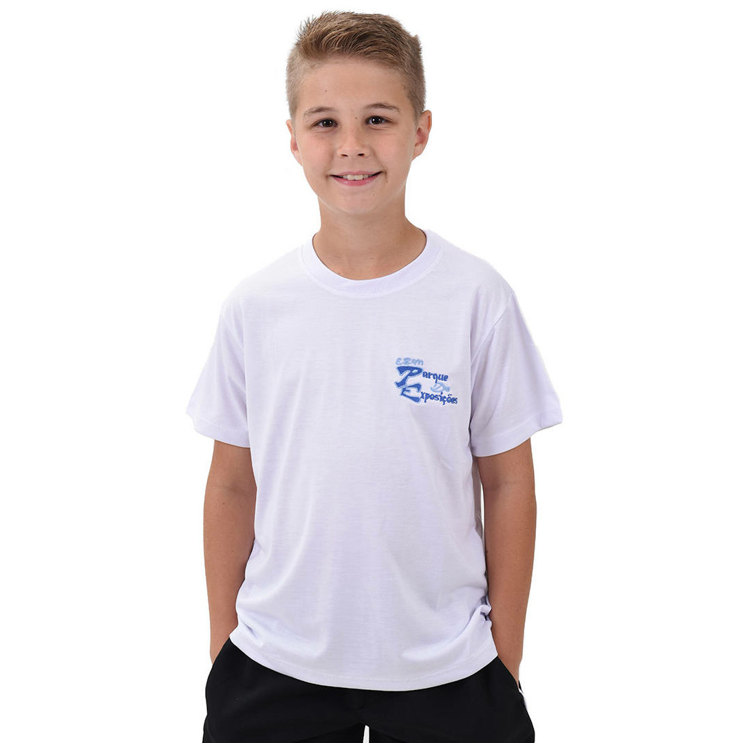 CAMISETA BRANCA ESCOLA B.M. PARQUE DE EXPOSIÇÕES
