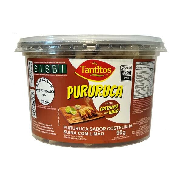 PURURUCA TANTITOS 90G COSTELINHA COM LIMAO