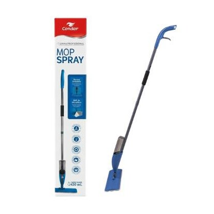 Mop Spray Giratório 420ml - Perfect pro | Plastipel embalagens
