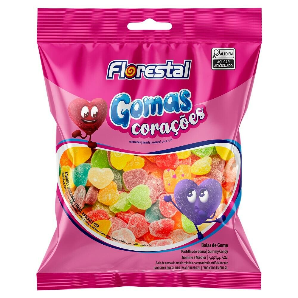 GOMAS 200G CORACOES FLORESTAL