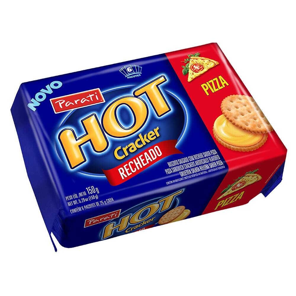 BISC. HOT CRACKER PIZZA 150G PARATI