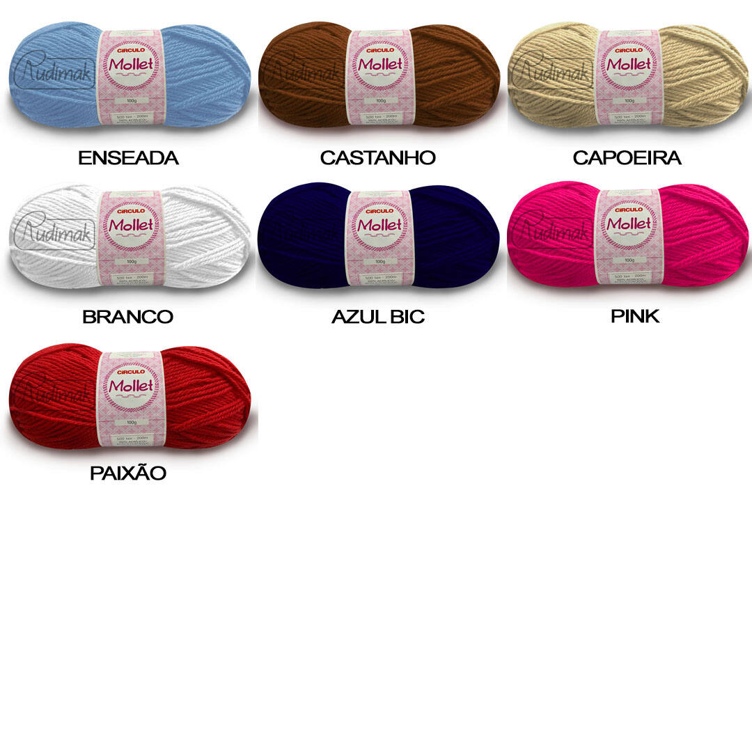Condor Fflip LÃ MOLLET 100GR 100% ACRILICO COR 115 RUBI | RUDIMAK