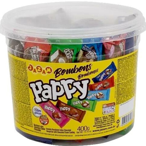 BOMBOM HAPPY 400G (50X8G) MISTO POTE JAZAM