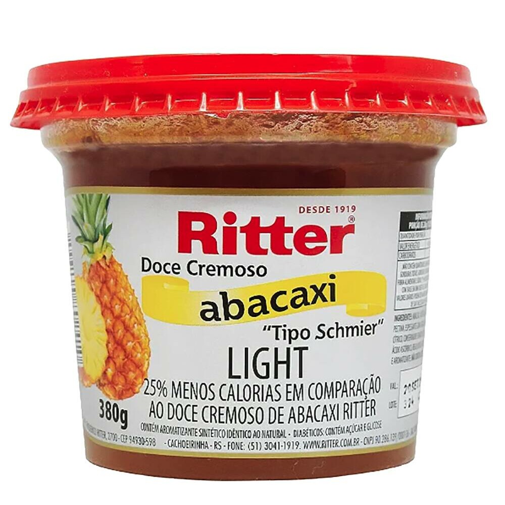 DOCE 380G LIGHT ABACAXI RITTER