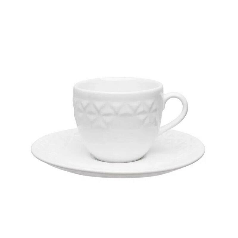 XICARA DE CHA 200ML COM PIRES WHITE EK04-4207
