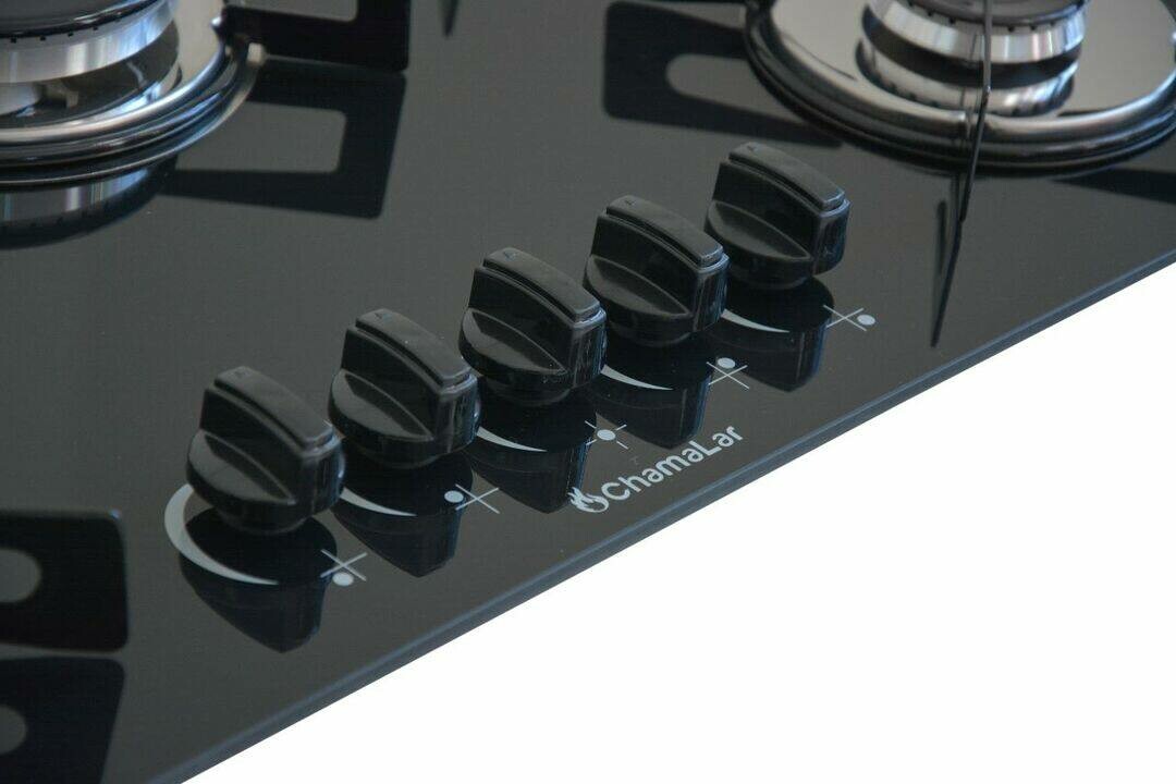 Anafe Premium 5 hornallas Negro 2