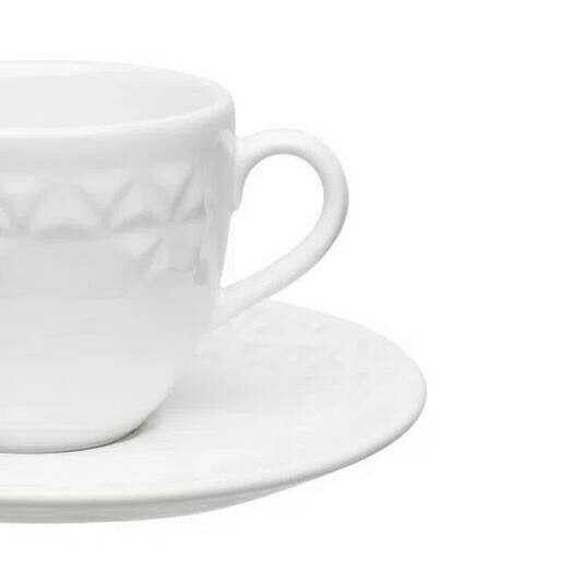 XICARA DE CHA 200ML COM PIRES WHITE EK04-4207