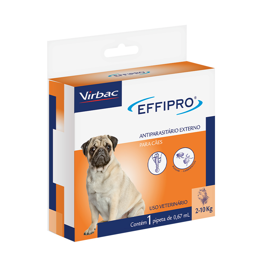 EFFIPRO VIRBAC PARA CAES ATE 10KG