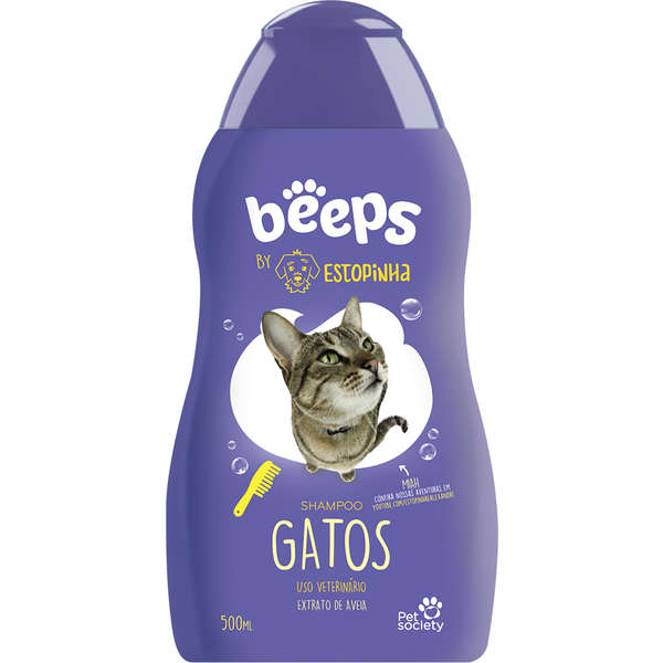 BEEPS ESTOPINHA SHAMPOO GATOS 500ML