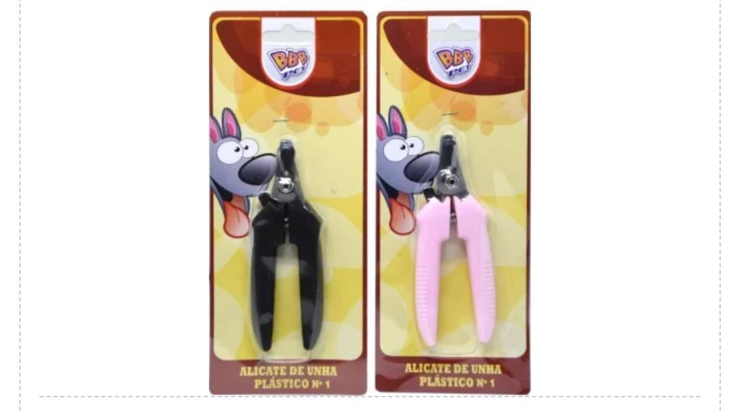ALICATE DE UNHA PLASTICO BBB PET N01 REF 692