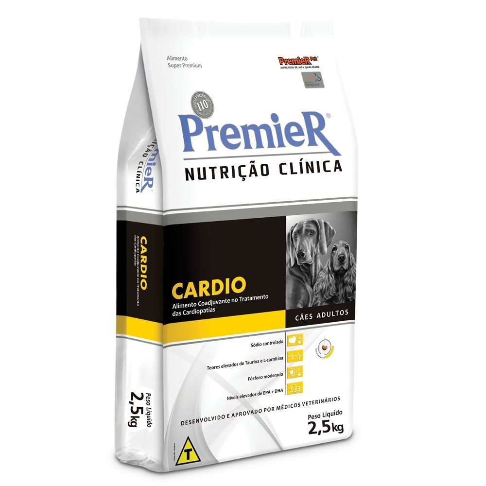 10KG RACAO PREMIER NUTRICAO CLINICA CAES ADULTOS CARDIO